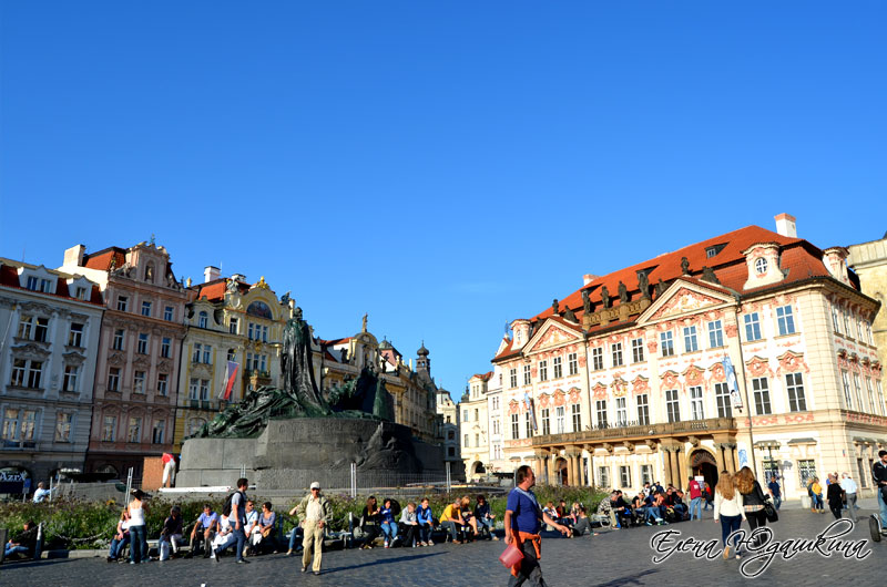 Знаменитая площадь в Праге