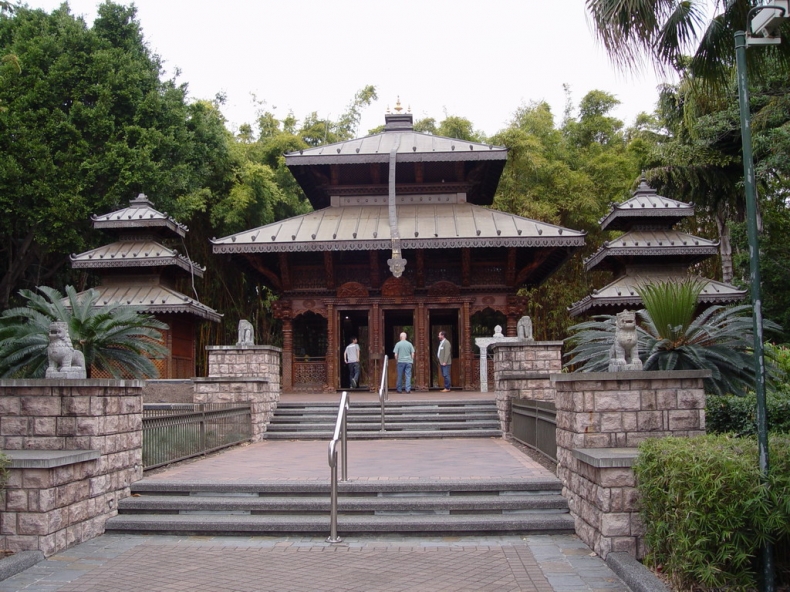 Japanese peace temple