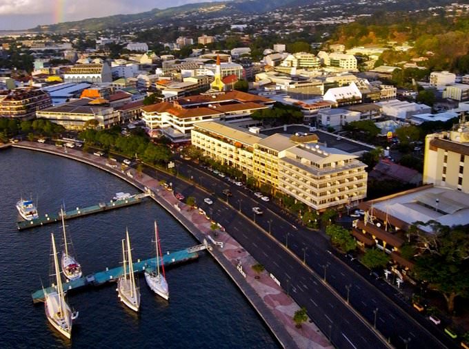 \"Downtown Papeete\", Tahiti