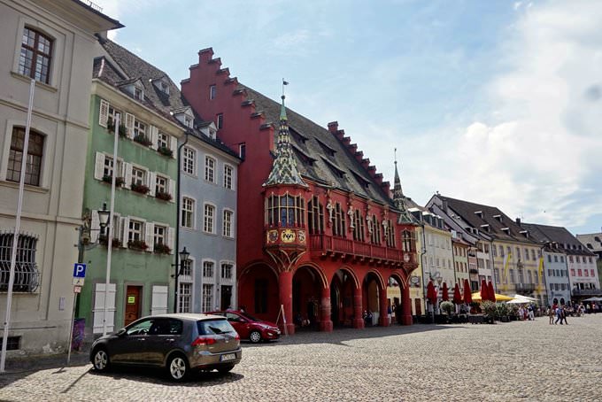 in the center of Freiburg