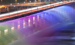 Мост-фонтан Панпхо (Фонтан радуги). Архитектура