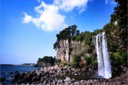 Водопад Чонбан . Природа