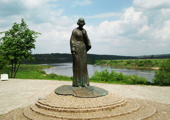 Тарусский памятник М.И. Цветаевой