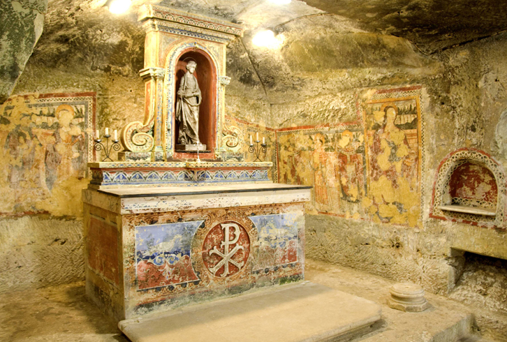 Внутри часовни святой Агаты