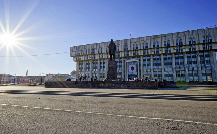 Площадь имени Ленина в Туле