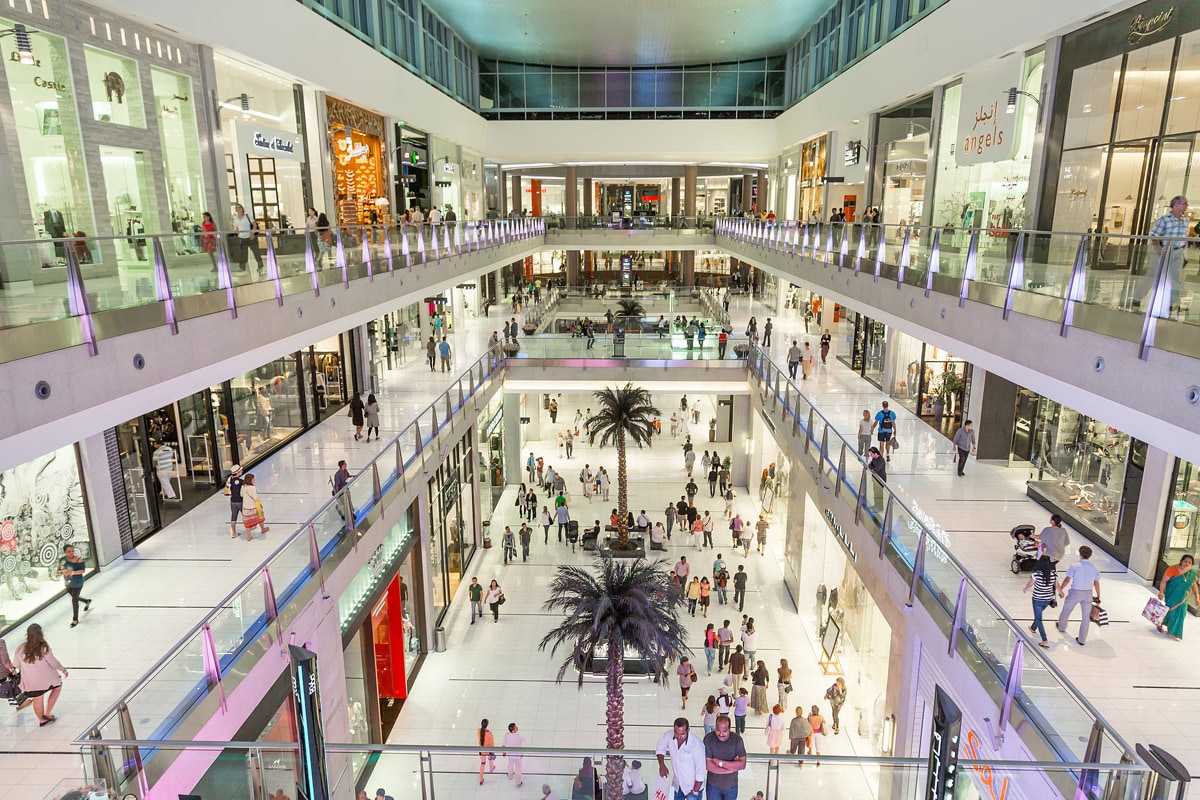 Торговый центр Дубай Молл – торговые галереи