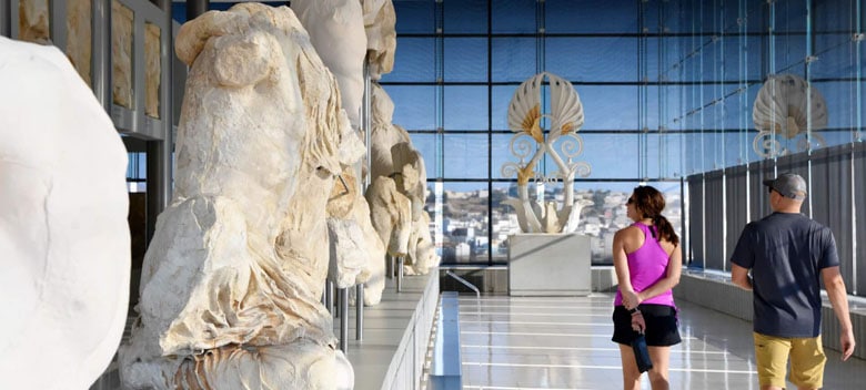 Музей Акрополя в Афинах – внутри 