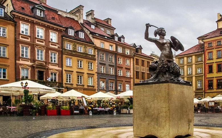 Восстановленный Старый город Варшавы