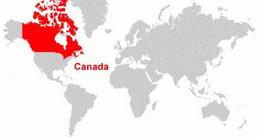 на каком материке находится канада 