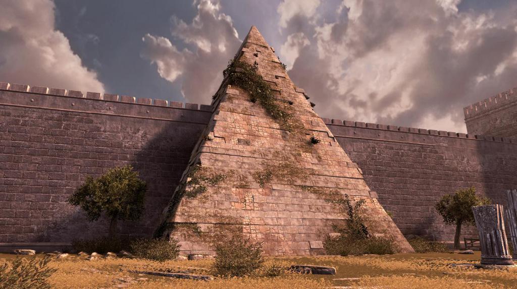 Пирамида Цестия в Риме