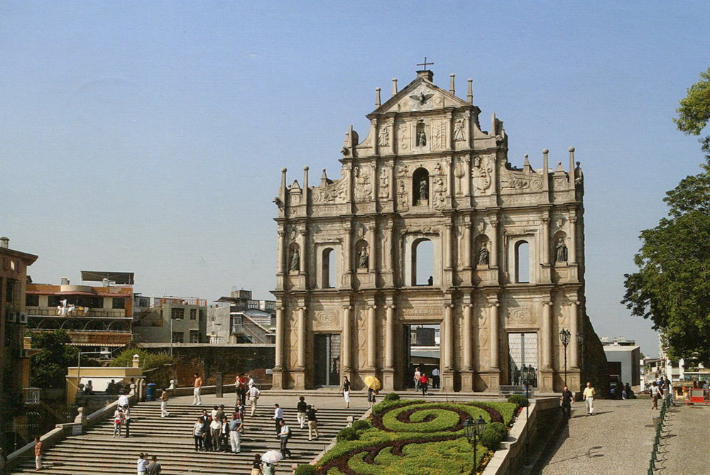 Руины фасада Церкви Святого Павла