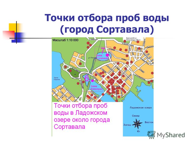 Карта города сортавала с достопримечательностями