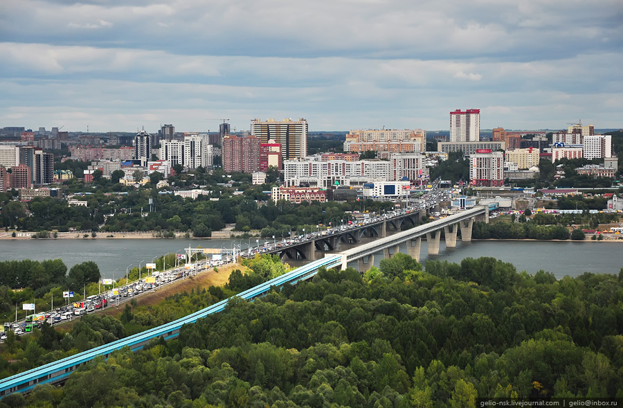 Метромост в Новосибирске