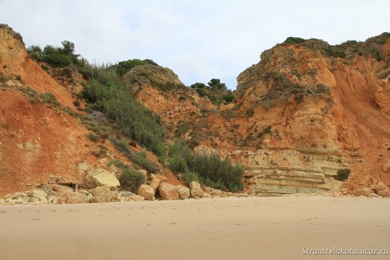 Юг Португалии, Алгарве, фото пляжа Порто де Мос