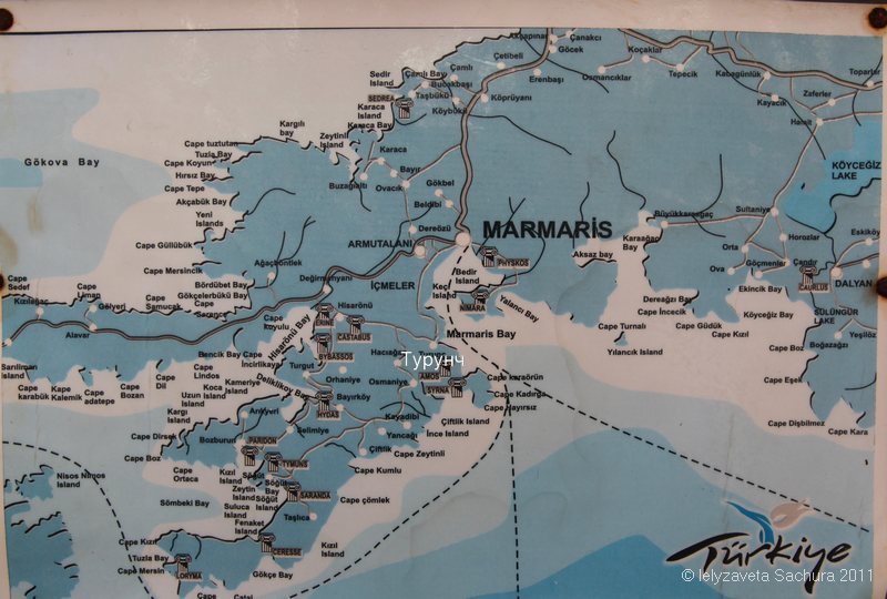 Карта мармариса на русском языке