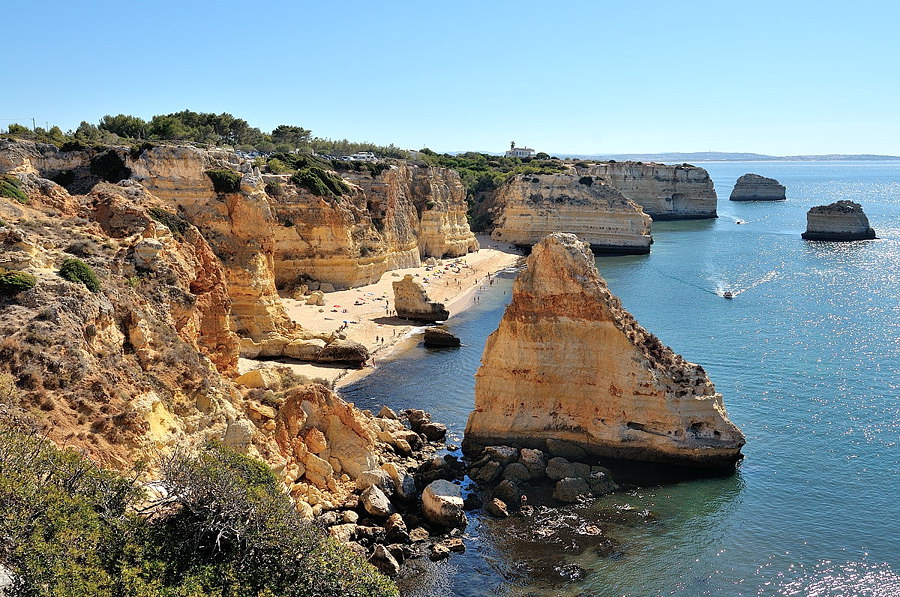 Алгарве, Португалия, praia do Marinha