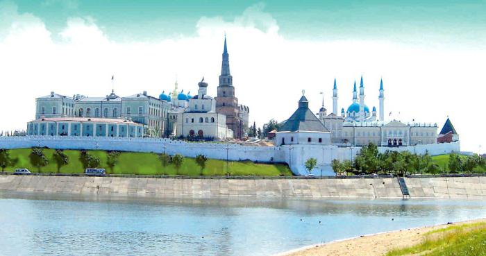 на какой реке стоит Казань 