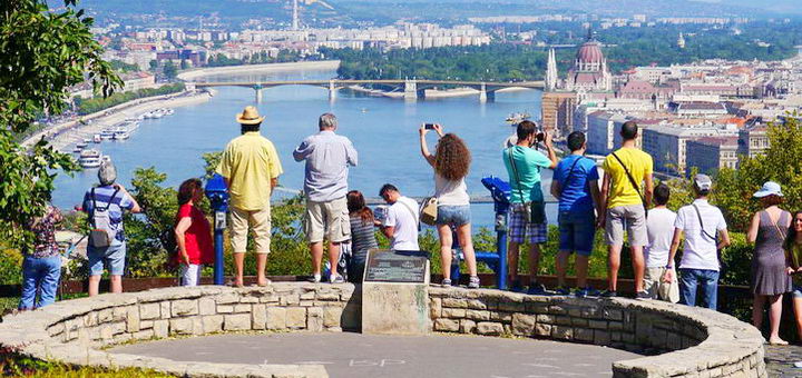 Панорама с горы Геллерт