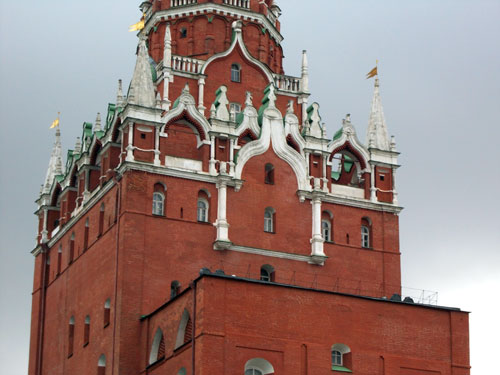 Богоявленская, Ризоположенская, Знаменская, Каретная башня Кремля