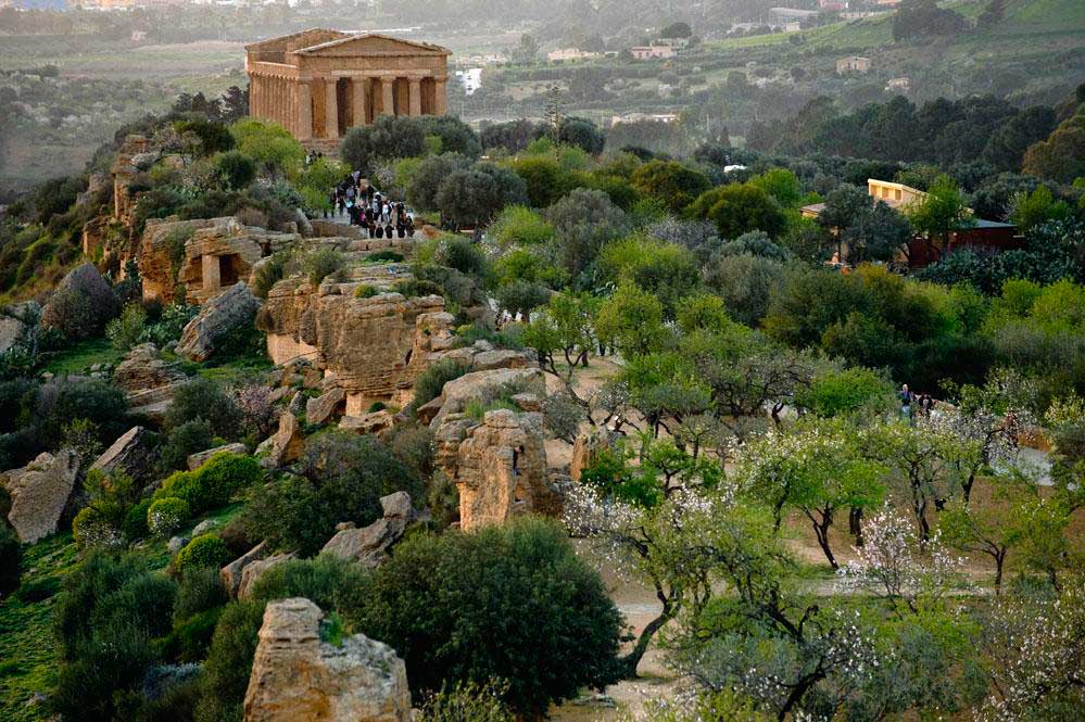Долина Храмов Агридженто на Сицилии