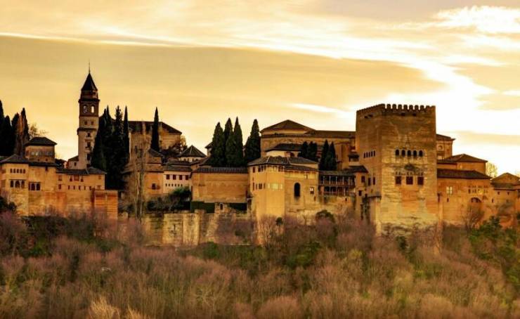 Старинный город в Испании 