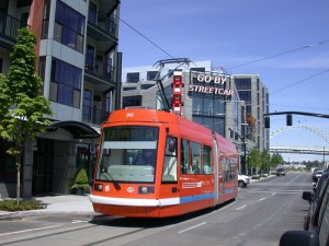 Трамвай на улице Цинциннати