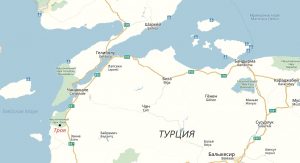 Троя на карте Турции сегодня