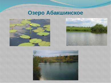 Озеро Абакшинское
