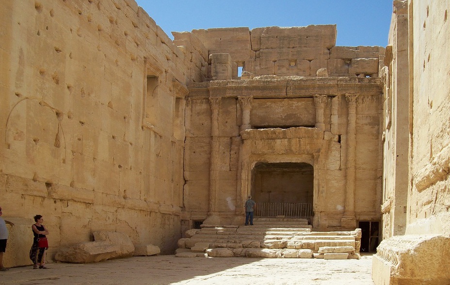 ​Внутреннее помещение целлы храма Бела - Пальмира: как гибнут памятники Всемирного наследия | Warspot.ru