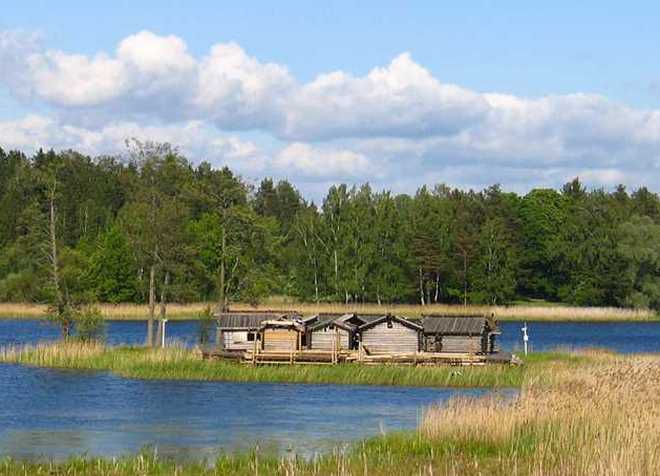 Озерное поселение на озере Арайши