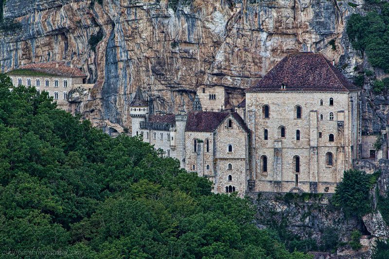 Деревня Рокамадур (Rocamadour), Франция