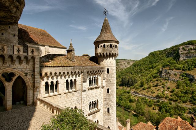 Деревня Рокамадур (Rocamadour), Франция