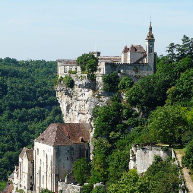 Деревня Рокамадур (Rocamadour), Франция