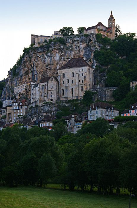 Деревня Рокамадур (Rocamadour), Франция