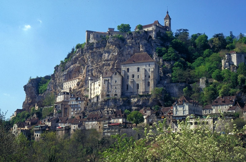 Деревня Рокамадур (Rocamadour), Франция