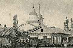 Преображенская церковь на открытке начала XX века