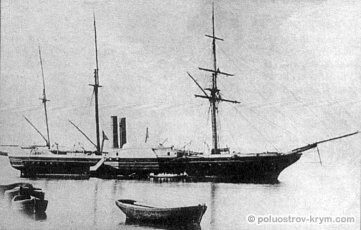Колесный пароход "Тигр" - первая императорская яхта на Черном море