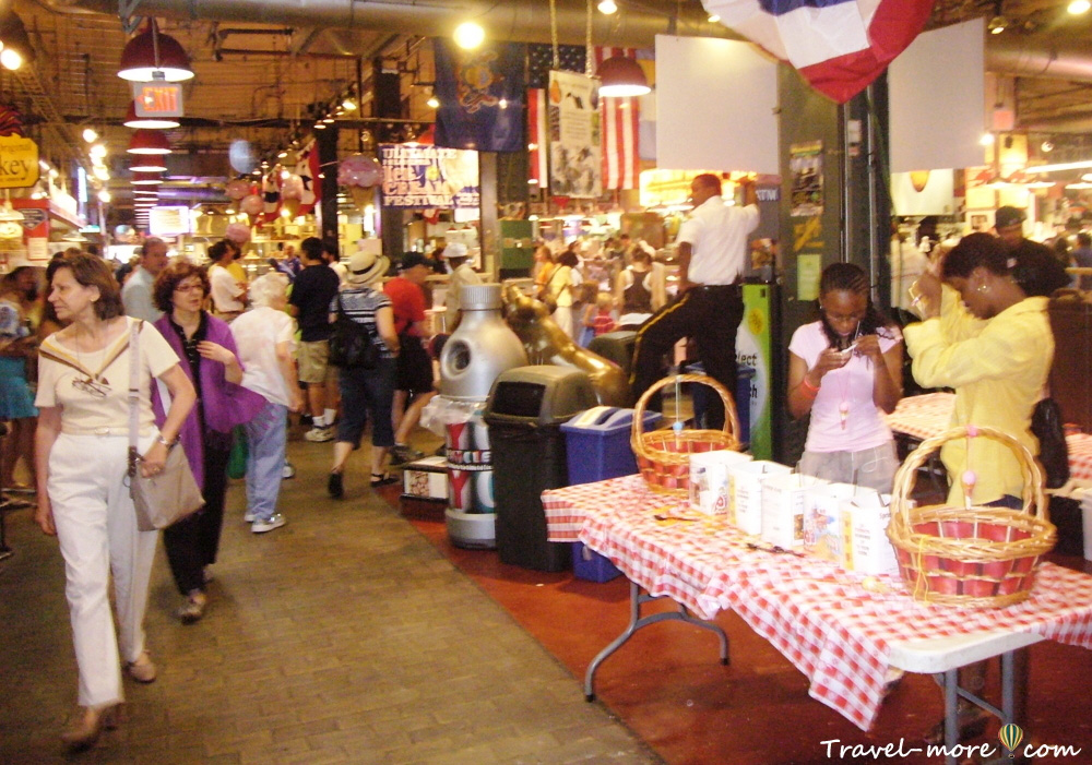 Фермерский рынок Филадельфии (Reading Terminal Market)