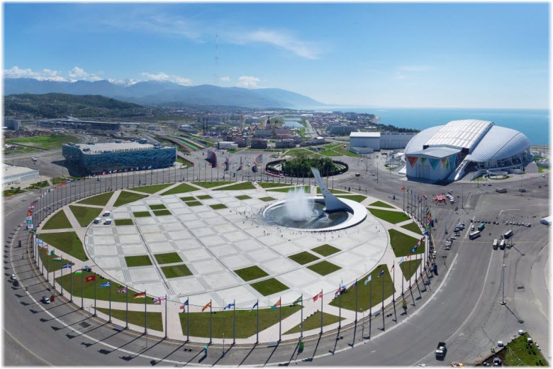 Олимпийская площадь в Сочи