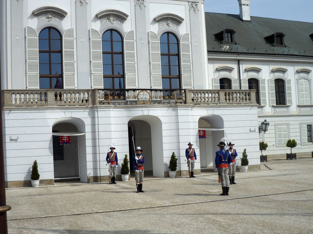 Смена караула у Президентского дворца