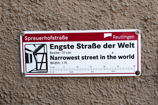Spreuerhofstraße, la rue la plus étroite du monde !