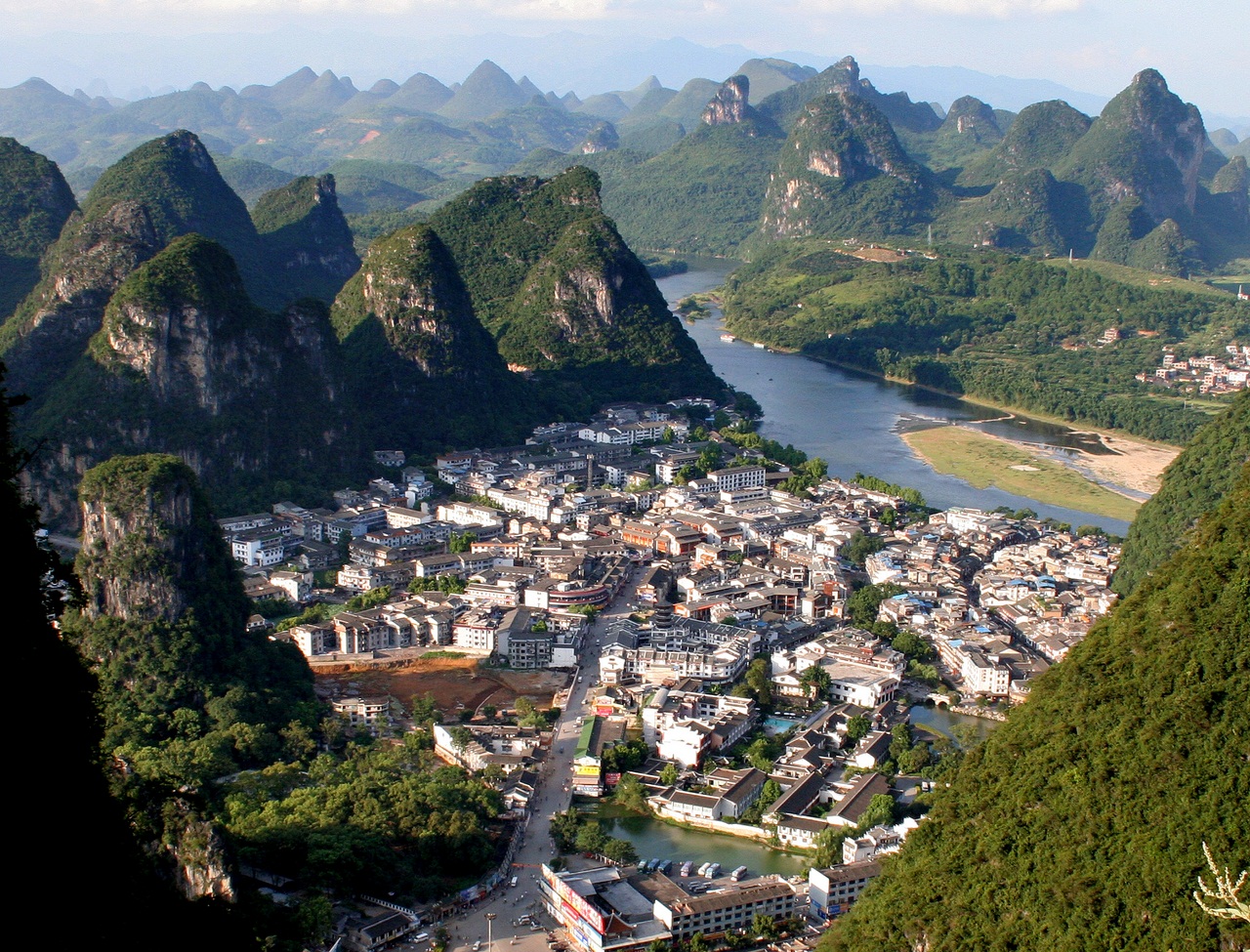 Yangshuo, China: From the TV tower
