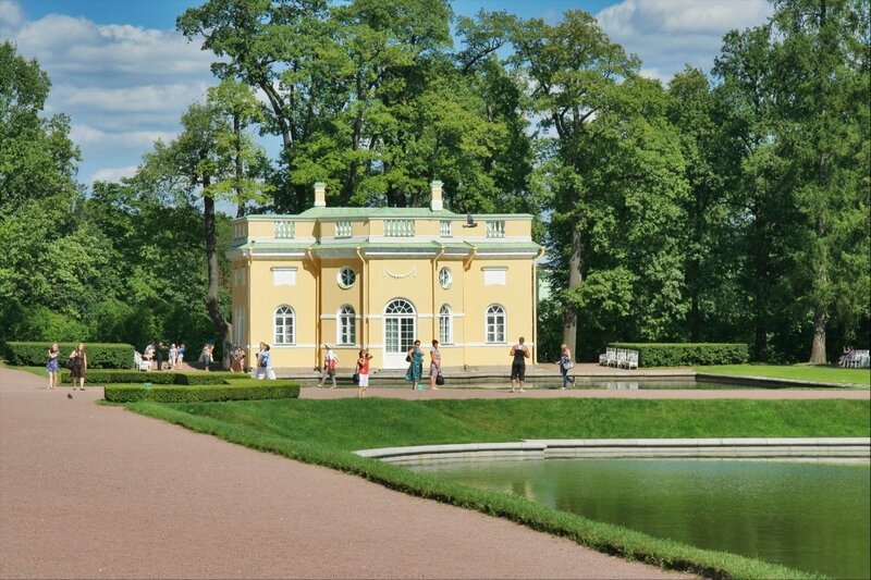 Царское Село, Верхняя Ванна и Зеркальный пруд в Екатерининском парке