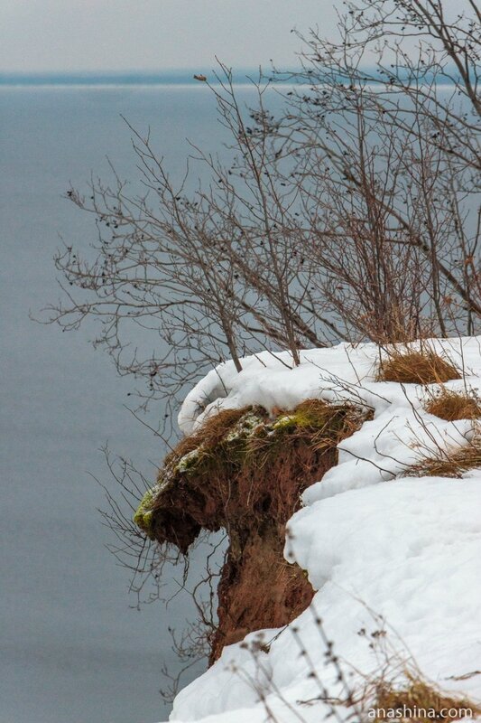 Обрыв, Андома-гора, Вологодская область, Онежское озеро