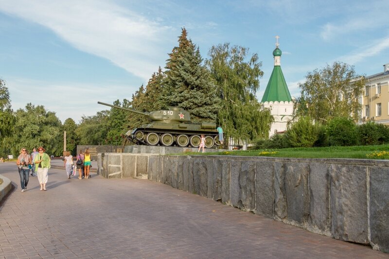 Памятник "Танк Т-34-85", Нижегородский кремль