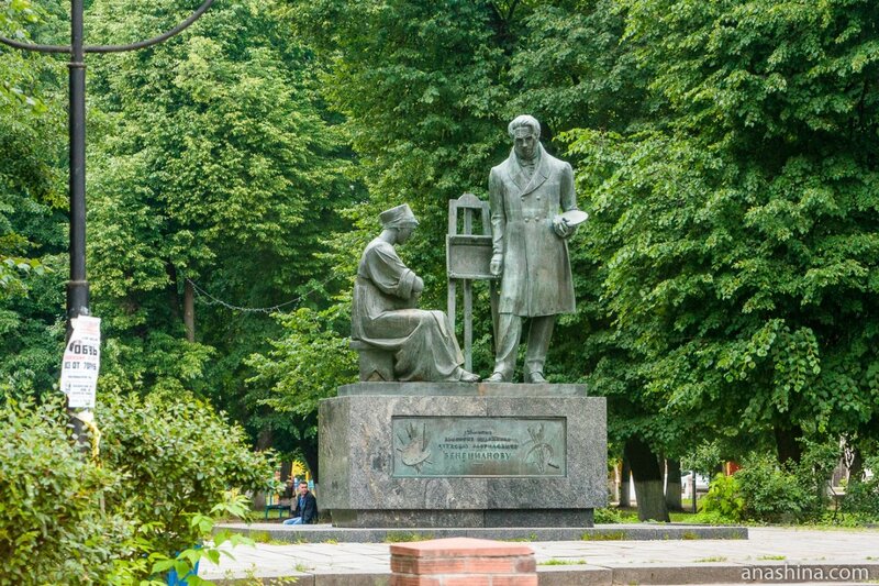 Памятник А. Г. Венецианову, Вышний Волочек