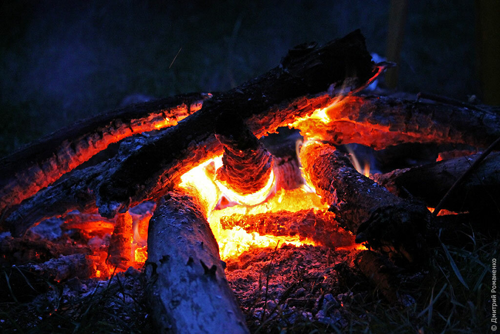 костёр, огонь, река, оскол, волоконовский район, Белгородская область