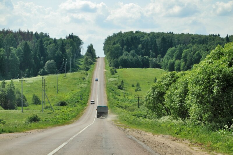 Дорога в сторону Рогачевского шоссе