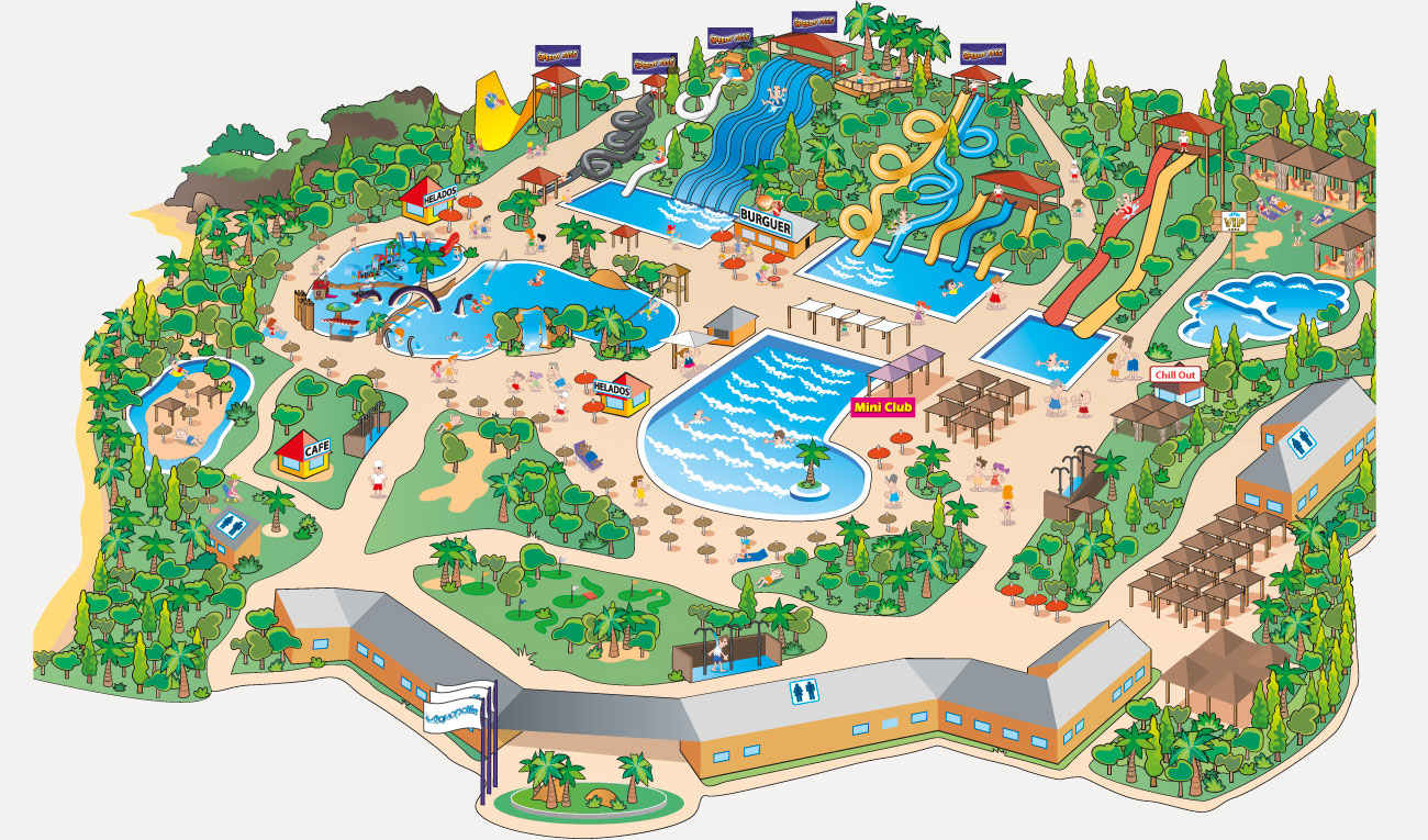 Карта аквапарка "Акваполис"