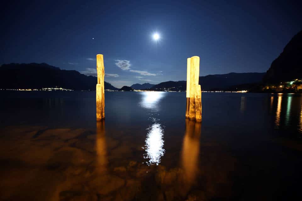 Ночь на озере Комо